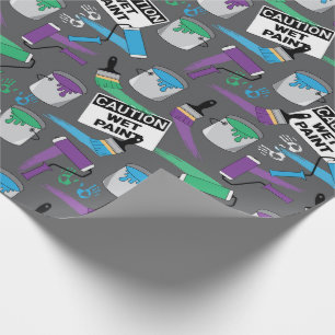 Painter and Decorator Birthday Wrapping Paper
