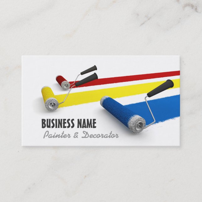 Painter and Decorator Business Card (Front)