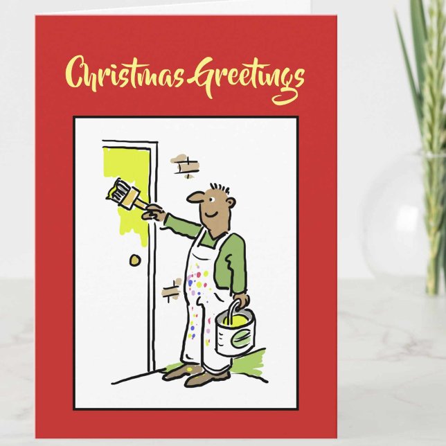 Painter and Decorator Christmas Card (Creator Uploaded)