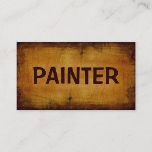 Painter Antique Business Card