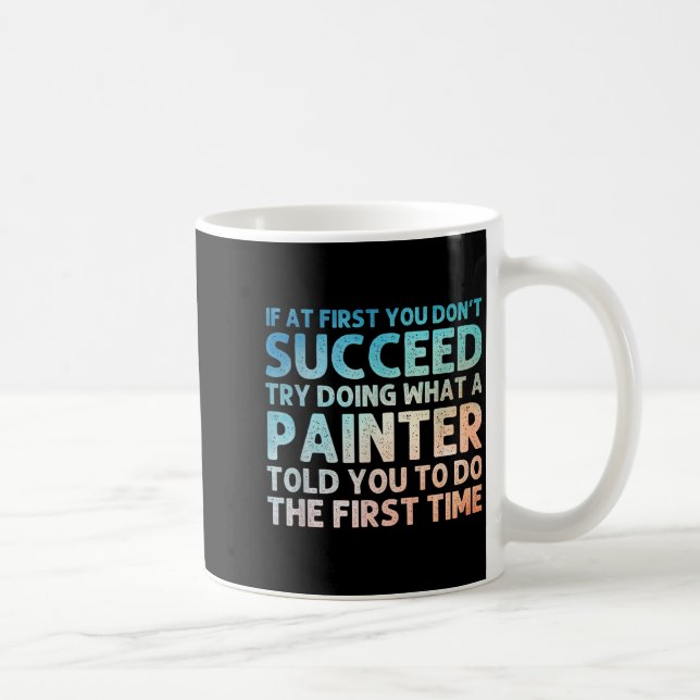 Painter Art For Men Women Painting Job House Paint Coffee Mug (Right)