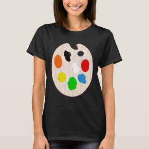 Painter Artist Paint Palette Halloween Costume T-Shirt