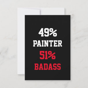 Painter Badass Card