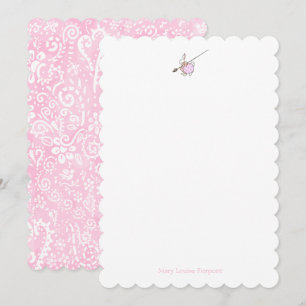 Painter Bunny with paisley Card