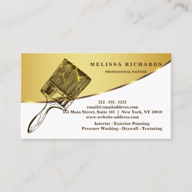 Painter Business Card (Front)