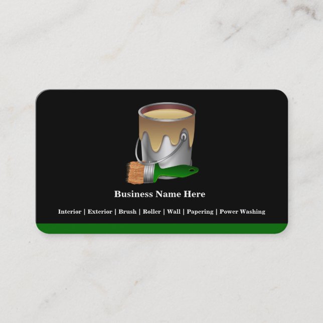 Painter Business Card (Front)