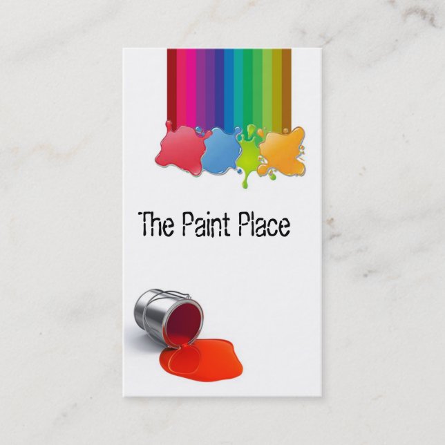 Painter Business Card (Front)