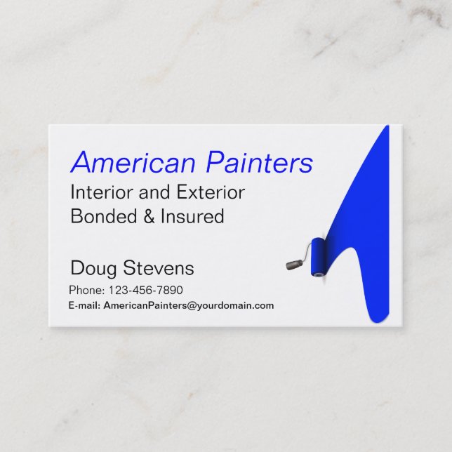 Painter Business Card (Front)