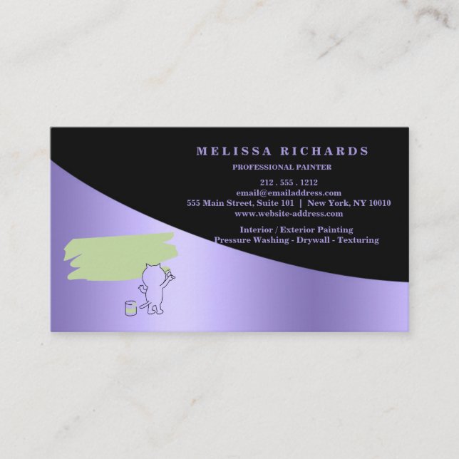 Painter Business Card (Front)