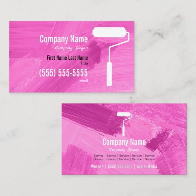 Painter Business Card (Front/Back)