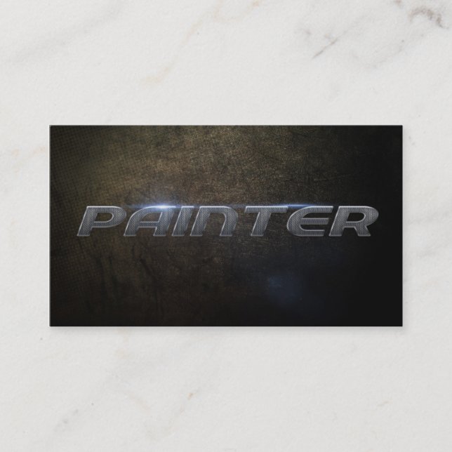 Painter Business card (Front)