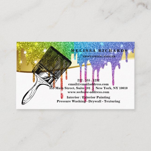 Painter Business Card (Front)