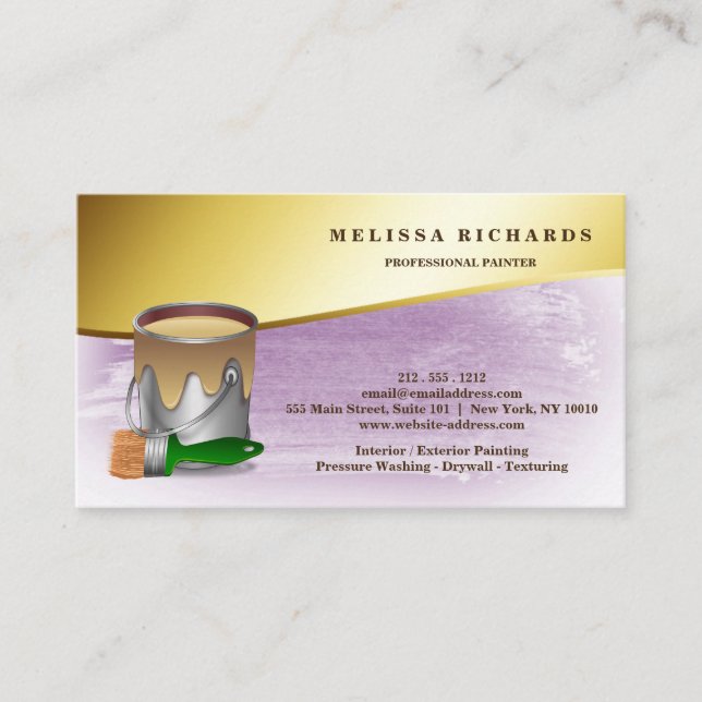 Painter Business Card (Front)