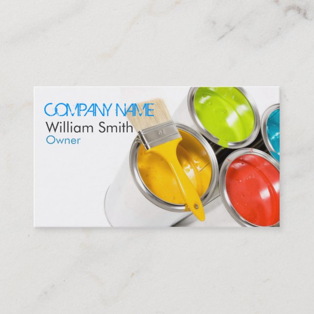 Painter Business Card (Front)