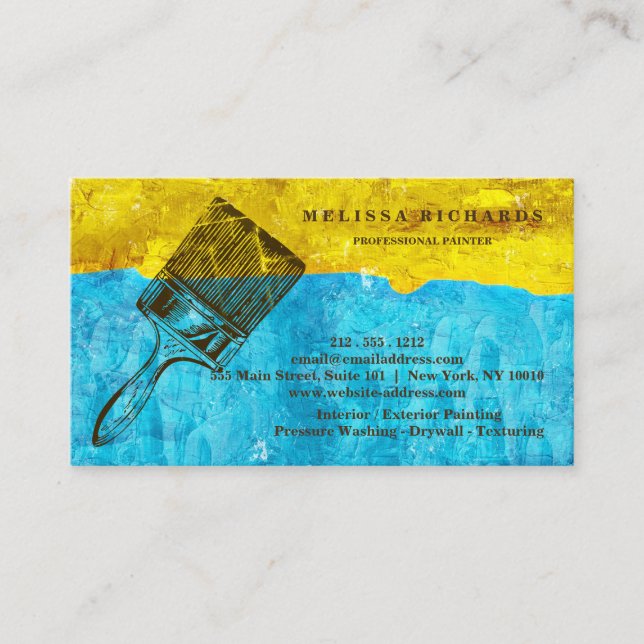 Painter Business Card (Front)
