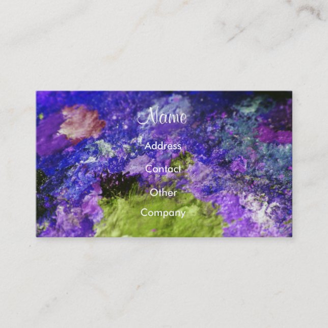 Painter Business Card - Customisable (Front)