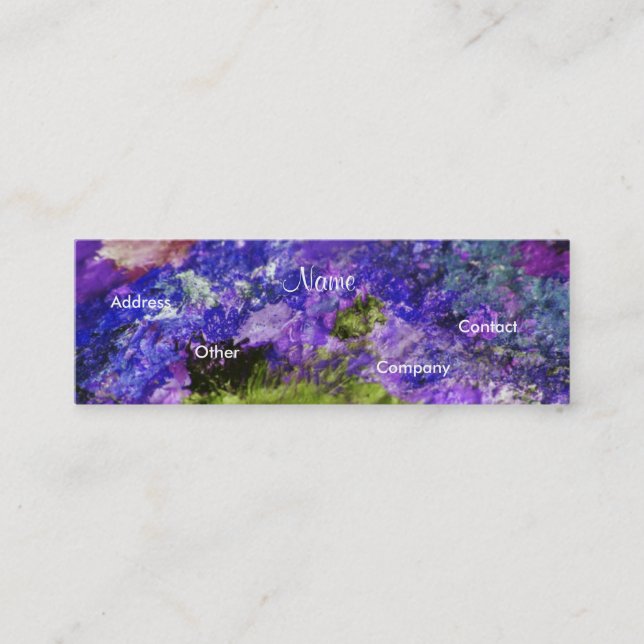 Painter Business Card - Customisable (Front)