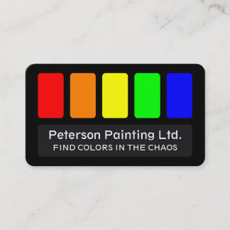 Painter Business Card with Slogen