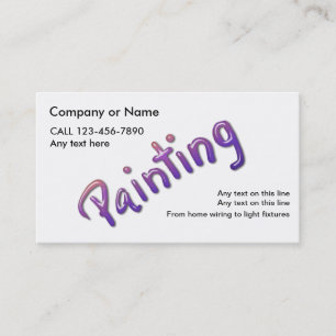 Painter Business Cards