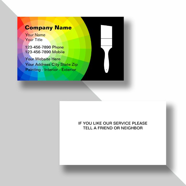 Painter Business Cards (Creator Uploaded)