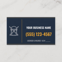 Painter Business Cards, Custom Name & Phone Card