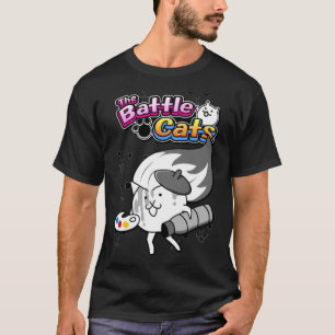 Painter Cat Battle Cats   T-Shirt