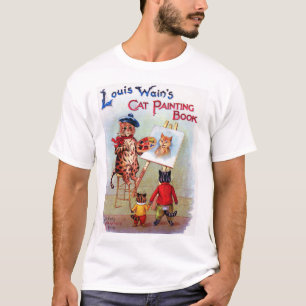 Painter Cat, Louis Wain T-Shirt