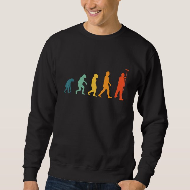 Painter Evolution Retro Painter Sweatshirt (Front)