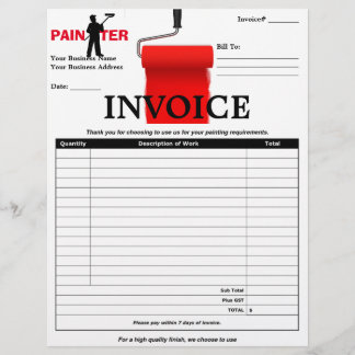 PAINTER INVOICE