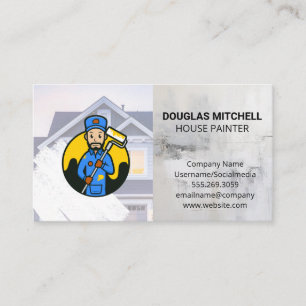 Painter Logo   Residential Business Card