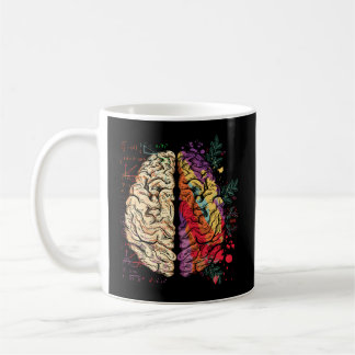 Painter Neuroscience Colourful Hu Brain Coffee Mug