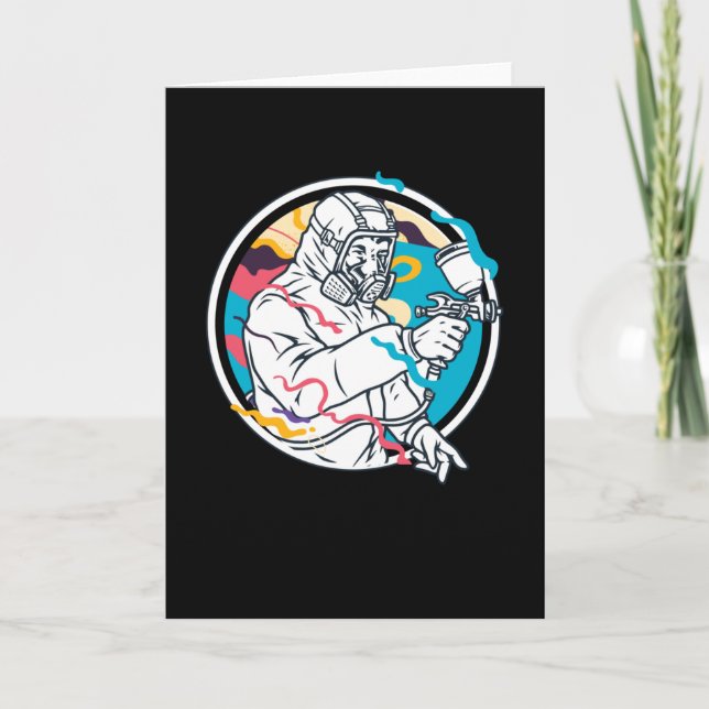 Painter Paint Spray Gun Card (Front)