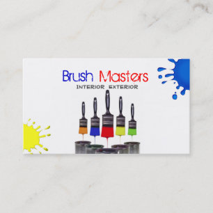Painter, Painting Construction Interior Exterior Business Card