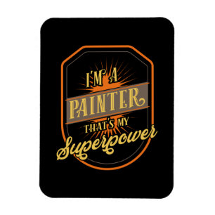 Painter Painting Magnet