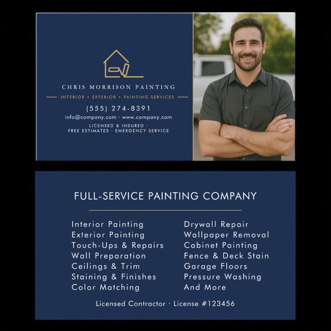 Painter Painting Photo Company Business Card (Creator Uploaded)