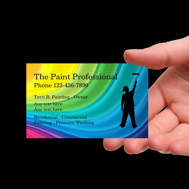 Painter Professional Card Design (Creator Uploaded)