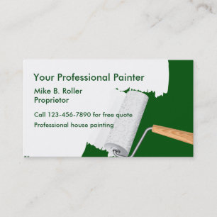 Painter Professional Services Business Card