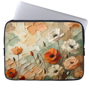 Painterly Bloomscape Laptop Sleeve