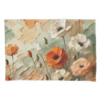 Painterly Bloomscape Pillowcase