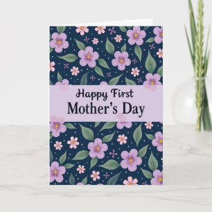 Painterly First Mothers Day Card
