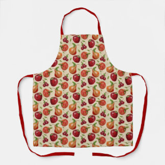 Painterly Fruits Kitchen Towel Apron