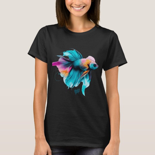 Painterly Goldfish T-Shirt (Front)
