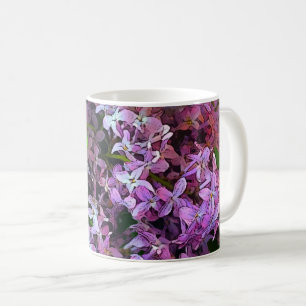 Painterly lilacs coffee mug