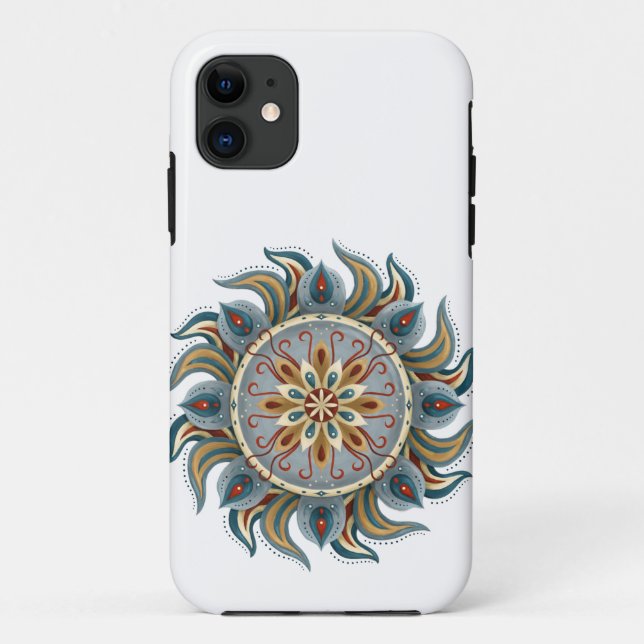 Painterly Mandala Case-Mate iPhone Case (Back)