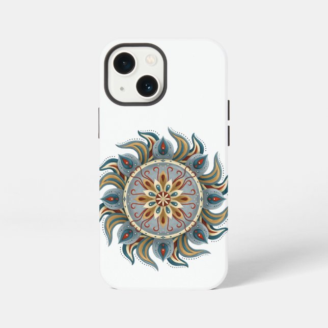 Painterly Mandala iPhone Case (Back)