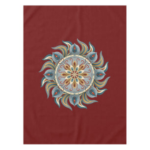 Painterly Mandala Tablecloth