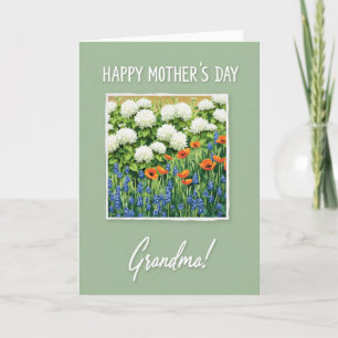 Painterly Mothers Day Blossom Card