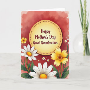 Painterly Mothers Day Design Card