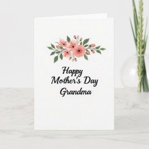 Painterly Mothers Day Joy Card