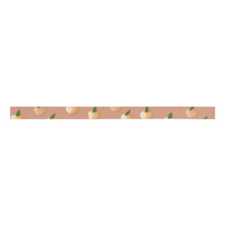 Painterly Peaches Ribbon Grosgrain Ribbon